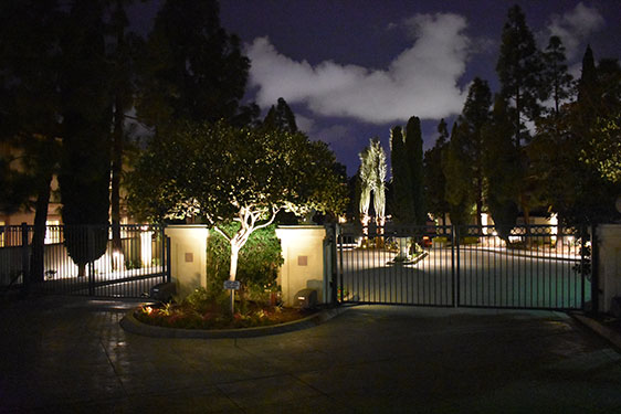 photo of monument lighted sign